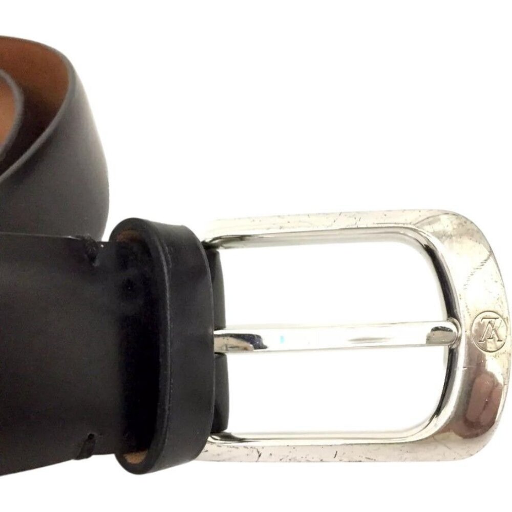 216164BG (S1) Louis Vuitton Belt Black Leather - Picture 5 of 9